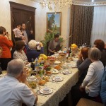 Abschiedsessen in der usbekischen Familie in Taschkent