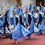 Folklore Tanz in Nodira Devon Begi Medresse, Buchara